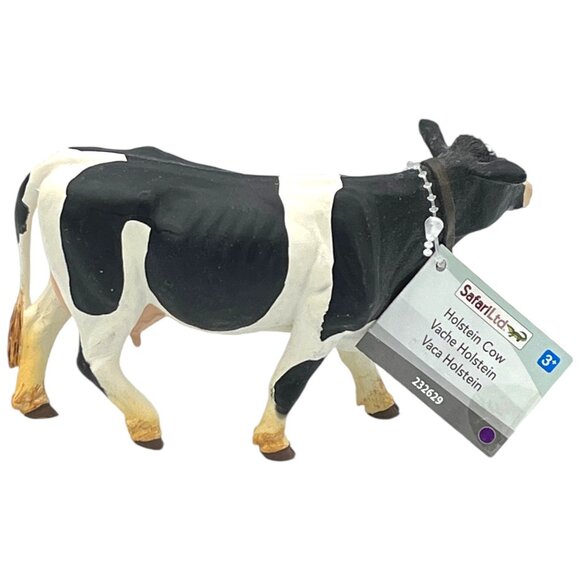 Safari Ltd Holstein Cow and Calf Figurines Barnyard Dairy New Old Stock Lot of 2 - Picture 2 of 11